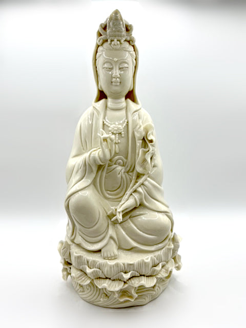 The White Porcelain Lady Buddha