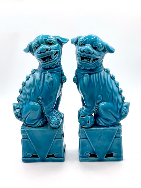 The Blue Porcelain Lions