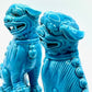 The Blue Porcelain Lions