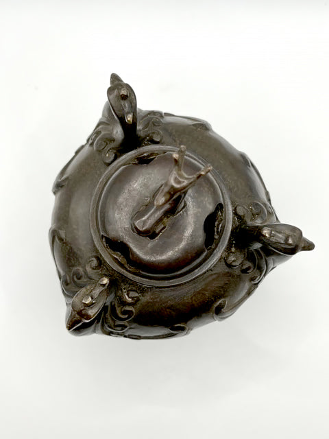 The Copper Phoenix Incense Burner