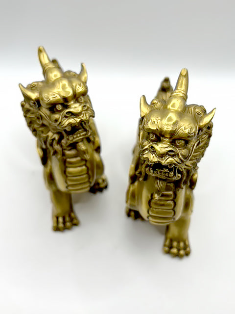 The Pair Of Copper PiXiu